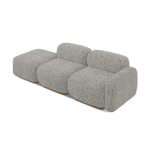 Chaise lounge componibile grigia (con penisola a destra) Ailani – Makamii-image-3