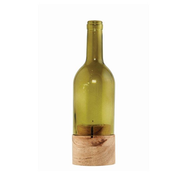 Svícen Bottle Green, 26 cm