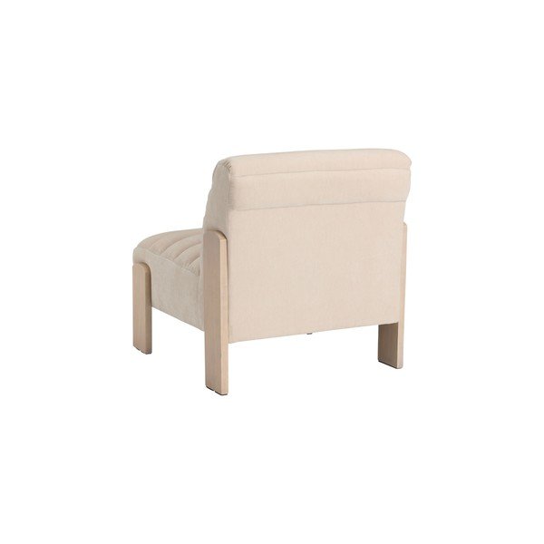 Poltrona beige con rivestimento in ciniglia Mums – Ellos Home-image-4