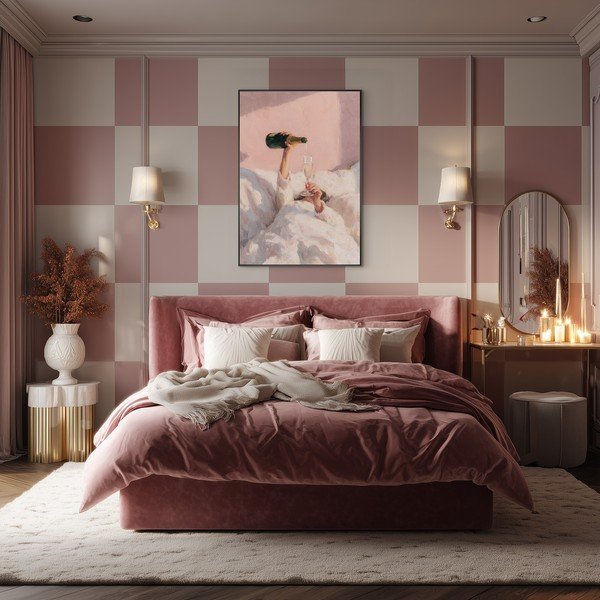 Dipinto stampato con cornice inclusa/dipinto su tela 70x100 cm Lazy Sunday – Styler-image-3