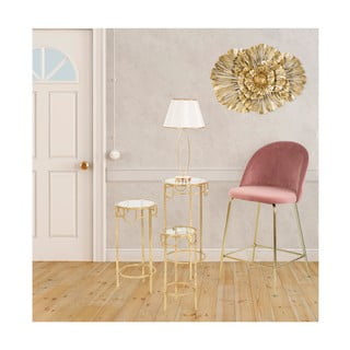 Set di 3 tavoli in oro Lorenzo - Mauro Ferretti