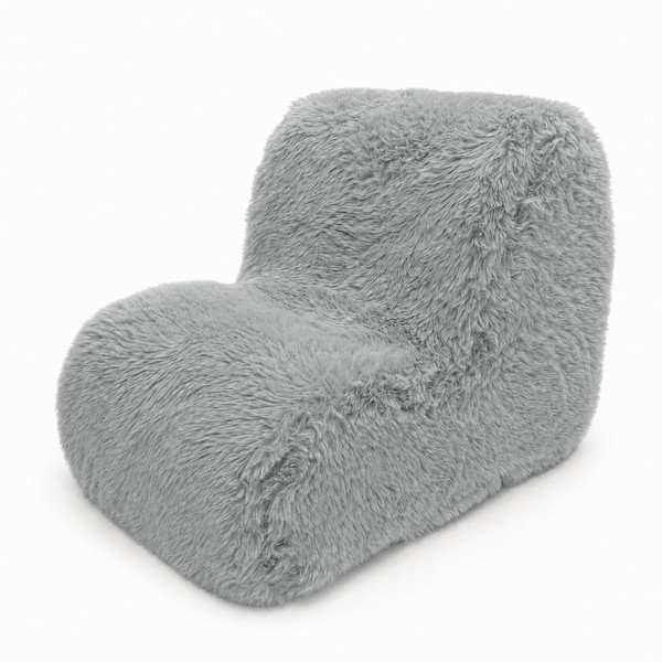 Poltrona per bambini bianca Mammoth – Meowbaby