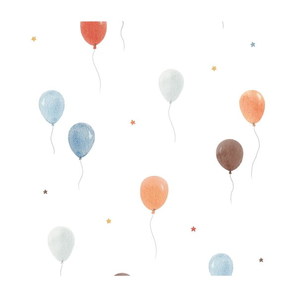 Carta da parati per bambini 10 m x 50 cm Flying Ballons - Lilipinso