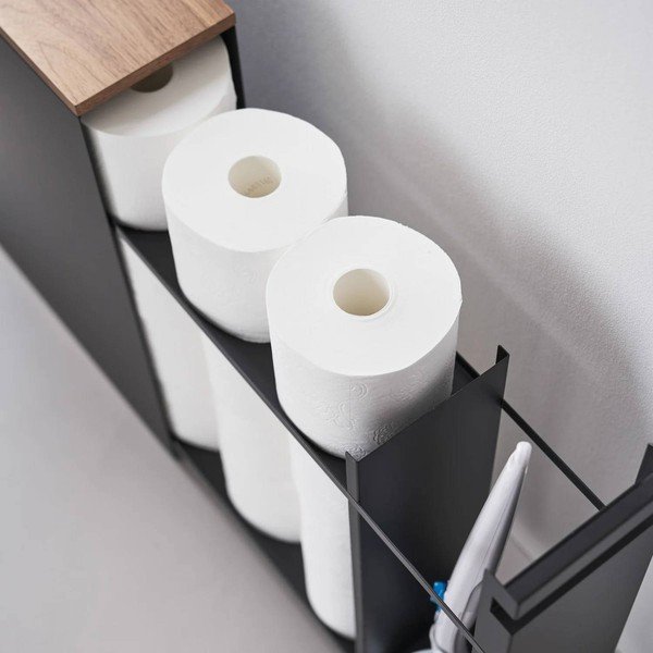 Scaffale per il bagno nero in metallo 14x55 cm Tower – YAMAZAKI-image-4
