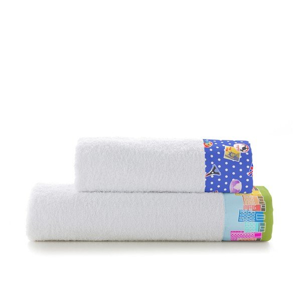 Set di asciugamani e teli da bagno in cotone per bambini Van - Mr. Fox-image-2