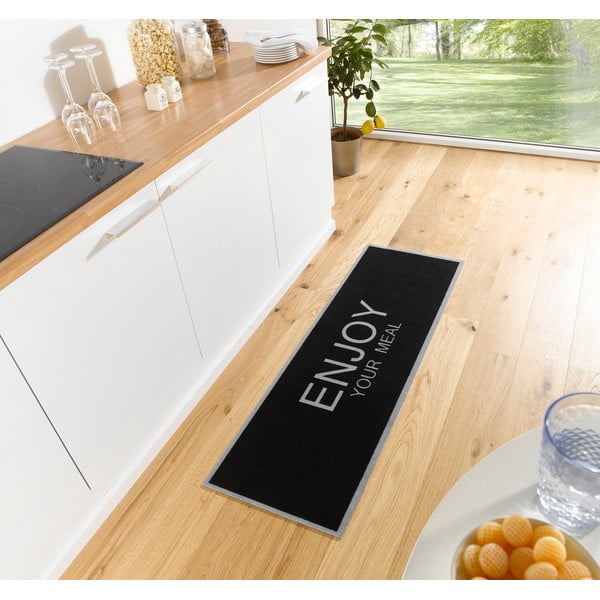 Runner nero Enjoy, 50 x 150 cm Cook & Clean - Zala Living-image-1