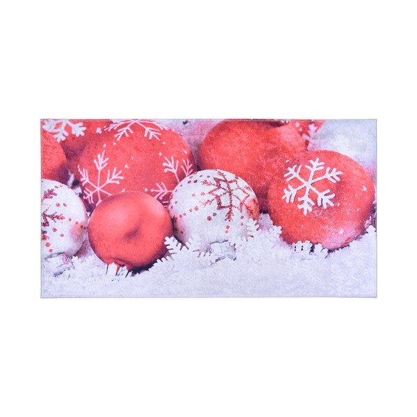 Červeno-bílý koberec Vitaus Decorations, 50 x 80 cm-image-1