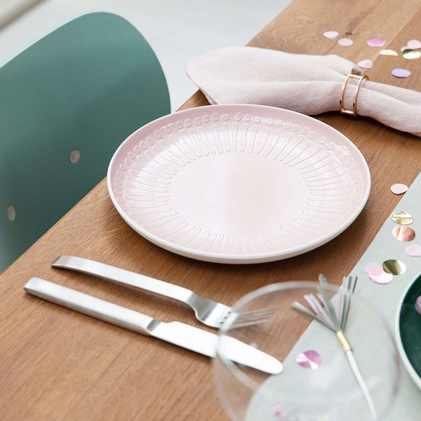 Piatto in porcellana bianca e rosa Villeroy & Boch Blossom, ⌀ 24 cm it's my match - Villeroy&Boch-image-4