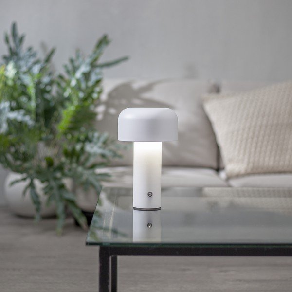 Lampada da tavolo LED bianca (altezza totale 21,5 cm) Bobby – Star Trading-image-1