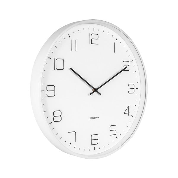 Orologio da parete bianco , ø 40 cm Lofty - Karlsson-image-1