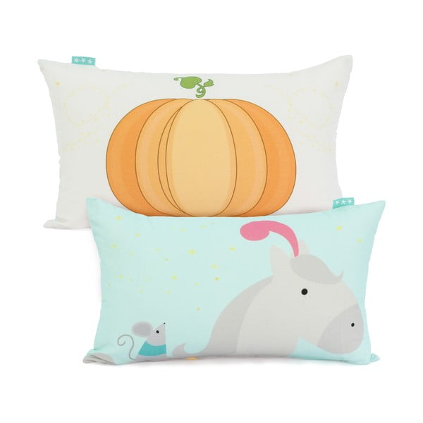 Federa reversibile in cotone , 50 x 30 cm Pumpkin - Mr. Fox-image-2