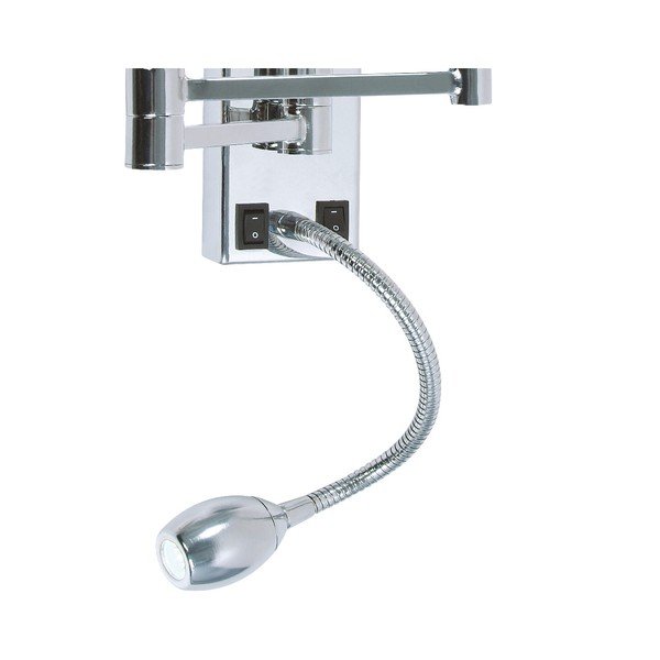 Lampada da parete in argento Combo - SULION-image-2