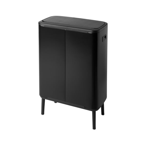 Bidone in acciaio nero opaco touch 60 l Bo Touch Bin Hi - Brabantia-image-3