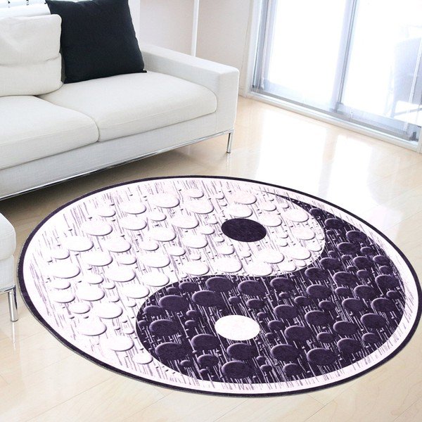 Tappeto Rossano, ⌀ 80 cm - Vitaus-image-1