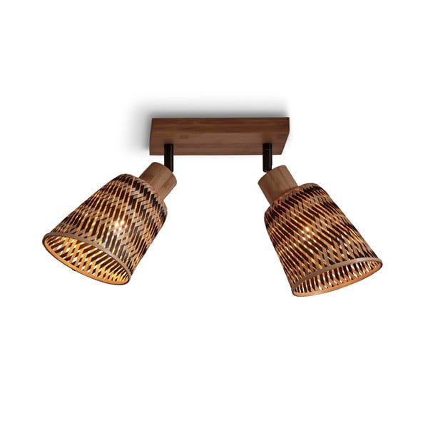 Lampada da soffitto marrone con paralume in bambù ø 15 cm Java - Good&Mojo