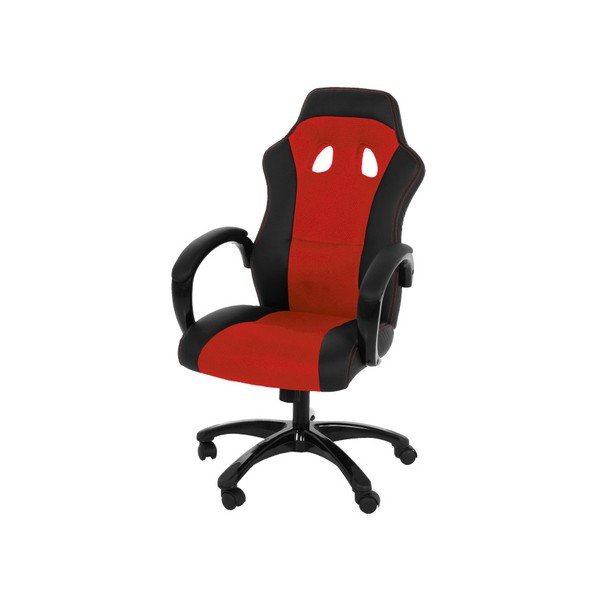Červená kancelářská židle Actona Race