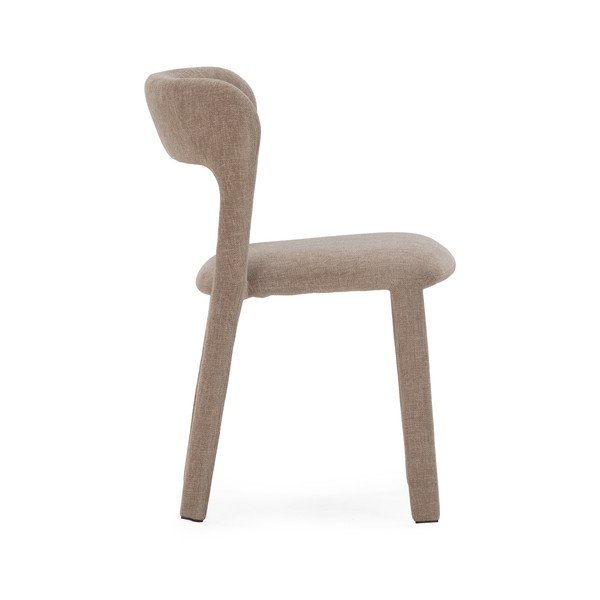 Sedia da pranzo grigio chiaro imbottito Lilia – MOME-image-4