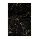 Tappeto nero , 140 x 200 cm Gold Marble - Universal