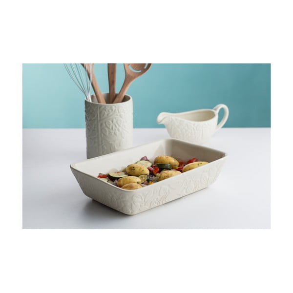 Piastra in gres crema , 31 x 20 cm In the Forest - Mason Cash-image-2