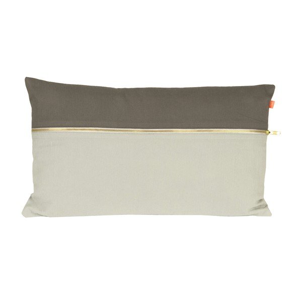 Polštář PT LIVING Duo Tone Grey, 50 x 30 cm