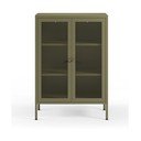 Armadietto verde in metallo 70x100x40 cm Fayna – Marckeric