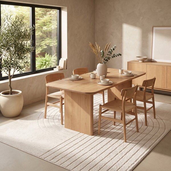 Tappeto color crema 200x290 cm Solace – ESTE-image-2