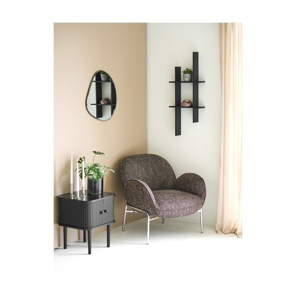 Poltrona marrone scuro Zomba – House Nordic-image-2