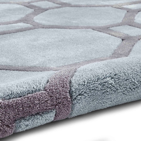 Tappeto grigio-blu Piastrella, 120 x 170 cm Hong Kong - Think Rugs-image-3