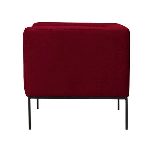 Poltrona in velluto rosso Neptune - Windsor & Co Sofas-image-3
