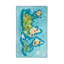 Tappeto antiscivolo blu per bambini , 100 x 160 cm Map - Conceptum Hypnose