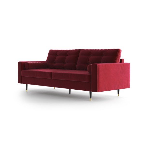 Divano di velluto rosso Alto Aldo - Daniel Hechter Home-image-3