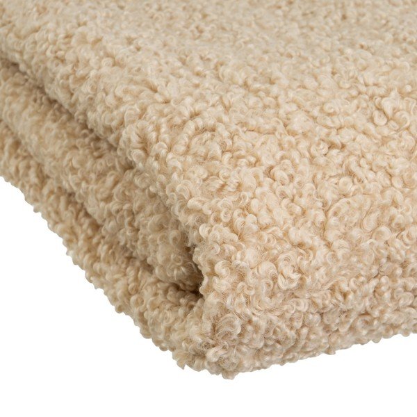 Coperta beige in sherpa 130x160 cm Sherpa – Casa Selección-image-3
