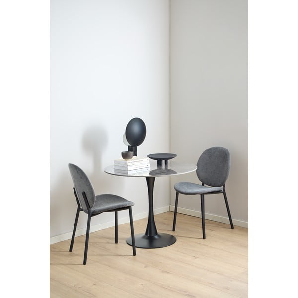 Sedia da pranzo color antracite Cliff – Actona-image-3