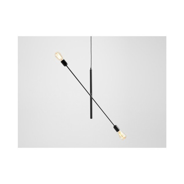 Lampada a sospensione nera per 2 lampadine Modulo personalizzato Twigo - CustomForm-image-4