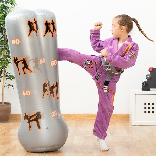 Sacco da boxe gonfiabile per bambini - InnovaGoods-image-4
