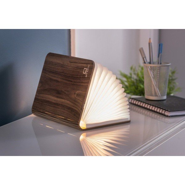 Decorazione luminosa marrone con ricarica USB Booklight – Gingko-image-3