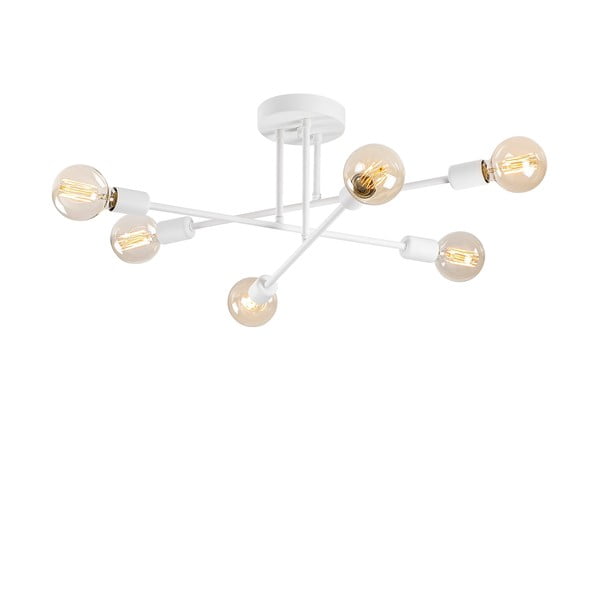 Plafoniera bianca 64x64 cm Flower – Opviq lights-image-2