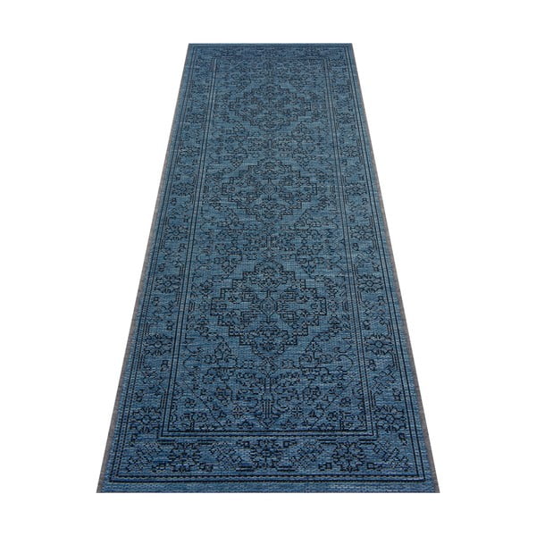 Tappeto da esterno blu scuro , 70 x 200 cm Tyros - NORTHRUGS-image-2