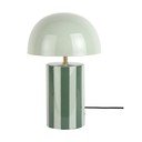 Lampada da tavolo verde in metallo (altezza totale 34 cm) Rayado – Leitmotiv