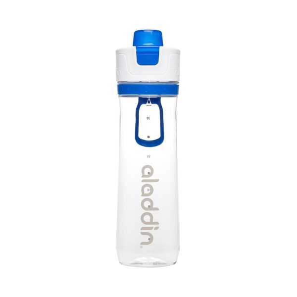 Sportovní lahev na vodu s modrým počitadlem Aladdin, 800 ml