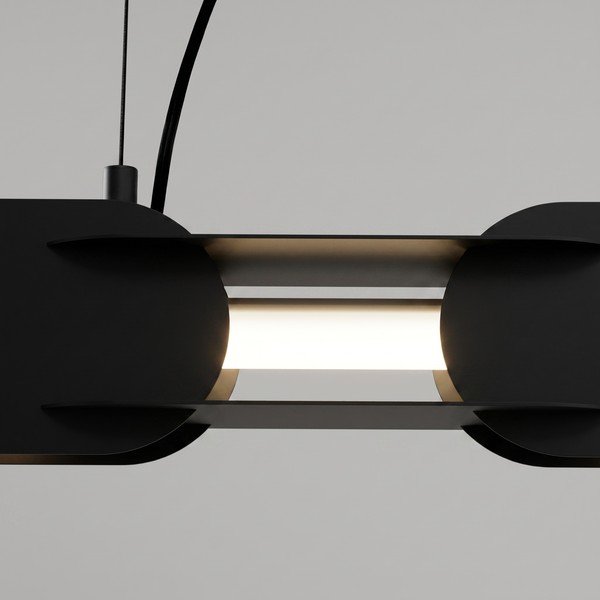 Lampadario LED nero in metallo CHAIN – Thoro-image-3