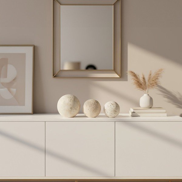 Statuette in set in pietra 3 pz (altezza totale 13 cm) Tibor – Premier Housewares-image-3