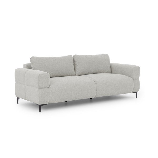 Divano grigio chiaro 217 cm Helio – Ropez