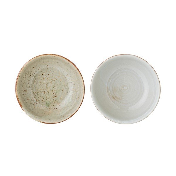 Ciotole bianche e beige in set di 2 pezzi ø 11,5 cm Peony - Bloomingville-image-3