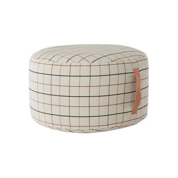Puof a sacco color crema Grid – OYOY Living Design