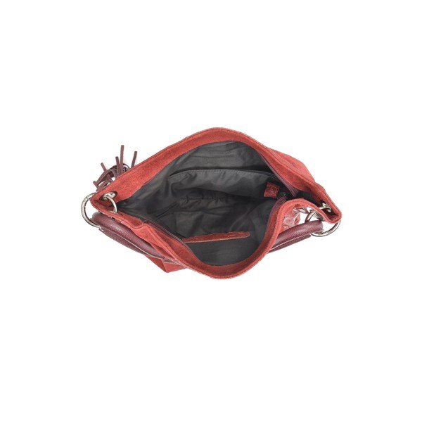 Borsa in pelle rossa Marsala - Luisa Vannini-image-3