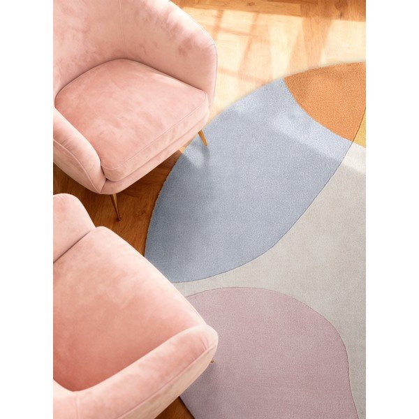 Tappeto rotondo in lana tessuto a mano ø 160 cm Hackney Clarissa – Ted Baker-image-2