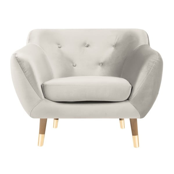 Poltrona crema Amelie - Mazzini Sofas