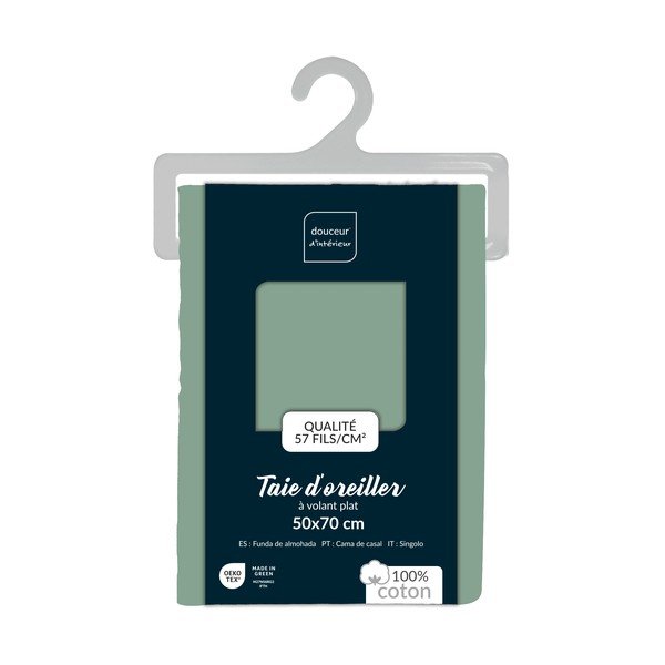 Federa per cuscino in cotone 50x70 cm Lina – douceur d'intérieur-image-2