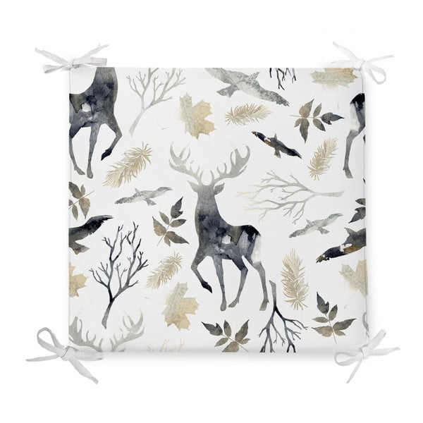 Cuscino natalizio in misto cotone Dark Forest, 42 x 42 cm - Minimalist Cushion Covers